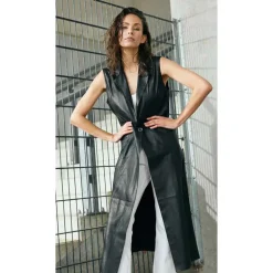 Depeche KokoDEP Long Vest Black Nero