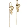 ENAMEL E328GM KIM EARRING GULD