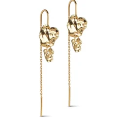 ENAMEL E328GM KIM EARRING GULD
