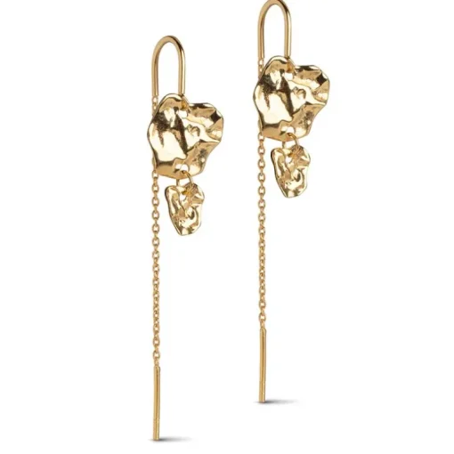 ENAMEL E328GM KIM EARRING GULD