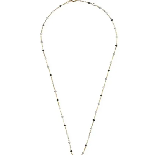 Enamel Lola Necklace Salt'n'Pepper