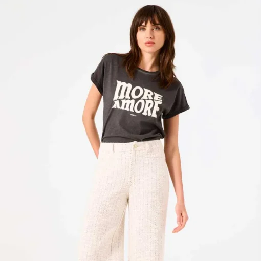 Garcia B50001 Ladies T-Shirt SS Antracite