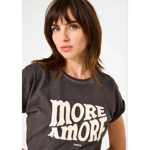 Garcia B50001 Ladies T-Shirt SS Antracite