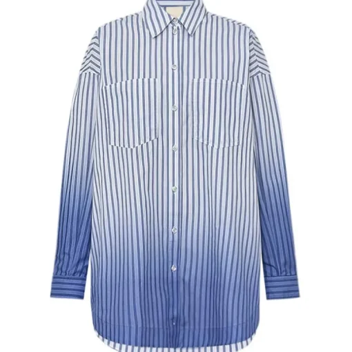 Gossia NuritGO Shirt Blue Stribe Ombre