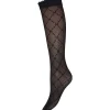 Hype The Detail 46013-1100 Knee High Logo Socks Black