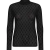 Hype The Detail 315-14-9 Mesh Turtle Neck Black