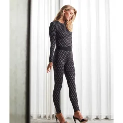 Hype The Detail 200-21-46 Printed Leggings Black