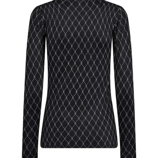 Hype The Detail 200-14-46 Printed Blouse Black