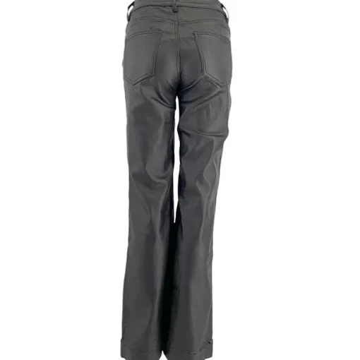 J By J 9252 Coated Wide Pants Gold/Black