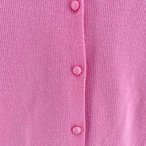 J By J 6047 Knit Cardigan Pink