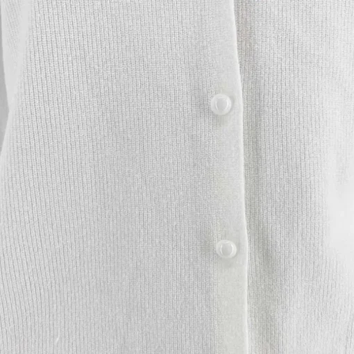 J By J 6047 Knit Cardigan White