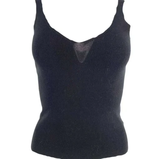 J By J 8074 Knit Top Black