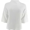 J By J 8162 Oversized Knit White