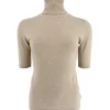 J By J 6032 SS Roll Neck Knit Sand