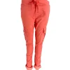 J By J 95870 Stretch Cargo Pants Coral