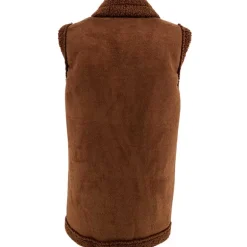 J By J 26968 Teddy Vest Brown