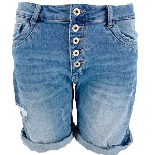 J BY J MC-6007 Denim Shorts Blå