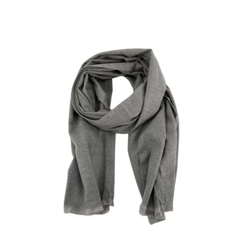 J by J YS-5375 Viscose & Wool Scarf Lysegrå