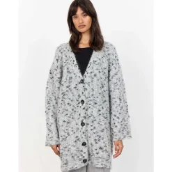 Levete Room LR-Isabelle 2 Cardigan Knit Light Grey