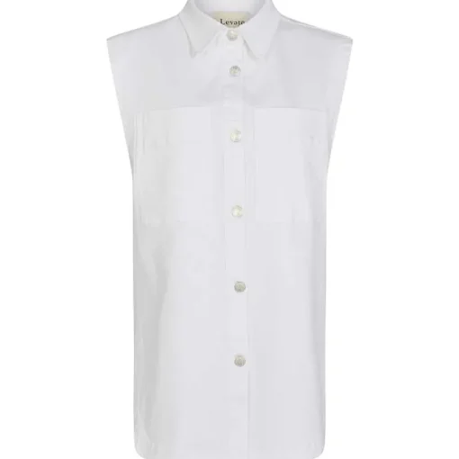 LEVETE ROOM LR-RAMELLA 6 WAISTCOAT HVID