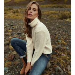 MOS MOSH MMAIDY THORA ROLLNECK KNIT OFF WHITE