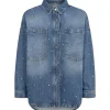 Mos Mosh MMEmme Marine Shirt Mid Blue