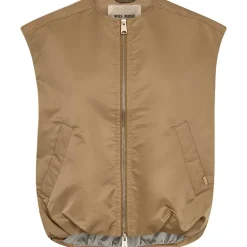 Mos Mosh MMKura Solid Waistcoat Sesame