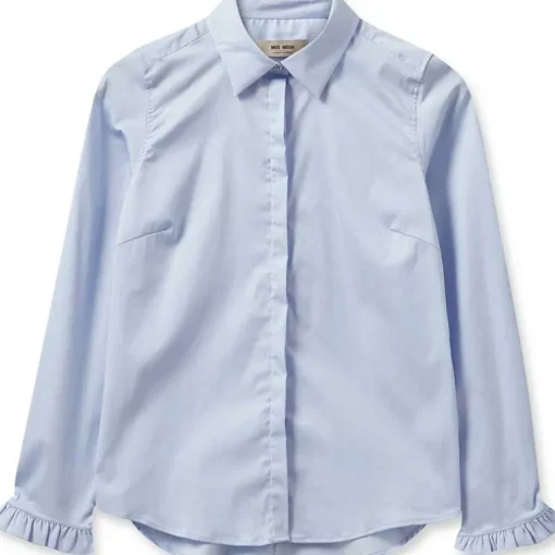 Mos Mosh MMMattie Flip Shirt Light Blue