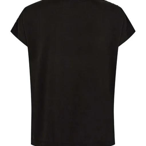 Mos Mosh MMNarelle V-Neck Stud Tee Black