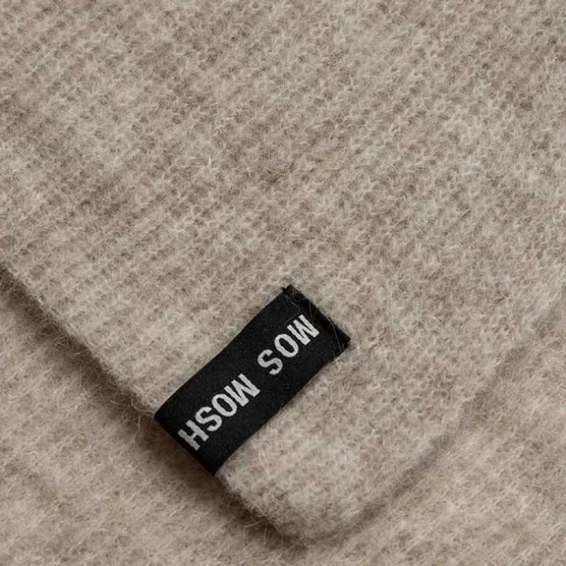 Mos Mosh MMThora Knit Scarf Feather Gray