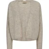Mos Mosh MMThora Relax Knit Cardigan Feather Gray