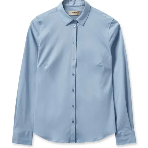 Mos Mosh MMTina Jersey Shirt Lyseblå