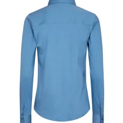 MOS MOSH MMTINA JERSEY SHIRT BLÅ
