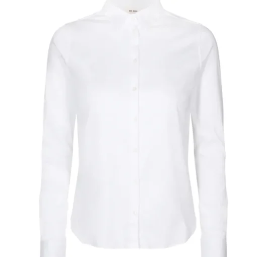 MOS MOSH TINA JERSEY SHIRT 131660 HVID