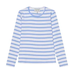 Munthe Jote L/S T-Shirt Light Blue