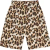 Munthe Uama Leopard Long Shorts Mocca