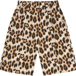Munthe Uama Leopard Long Shorts Mocca