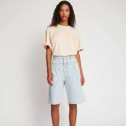 Munthe Udello SS Oversized T-Shirt Peach