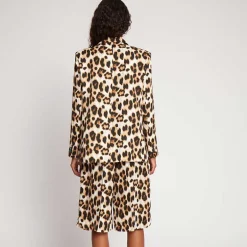 Munthe Ukit Leopard Blazer Mocca