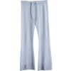 MW23 ERIKA KNIT PANTS LYSEBLÅ