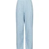 Neo Noir Claira Broiderie Pants Lyseblå