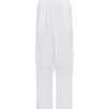 NEO NOIR KELLY LINEN PANTS HVID