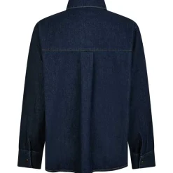 Neo Noir Lash Denim Shirt Dark Blue