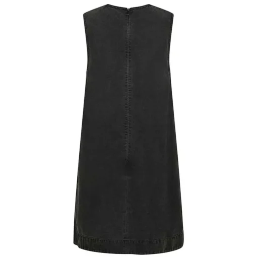 Neo Noir Livo Spencer Denim Dress Black