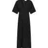 Neo Noir Myran Solid Dress Black