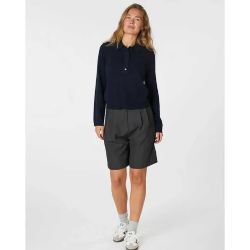 Neo Noir Nika Structure Shorts Dark Grey