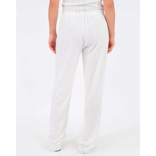 Neo Noir Serafine Pointelle Pants Hvid