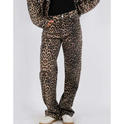 Neo Noir Simona Pants Leopard