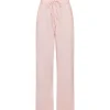 Neo Noir Sonar Linen Pants Lyserød