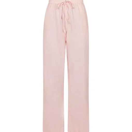 Neo Noir Sonar Linen Pants Lyserød